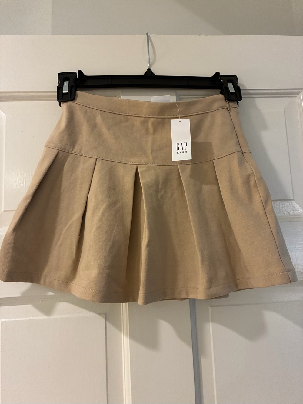 GAP Kids Tan Pleated Skater Skirt, uniform